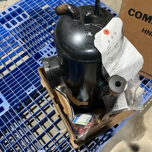 【未使用だが動作不明】三菱 交換用圧縮機 HNJ46TA 茨城県稲敷市
