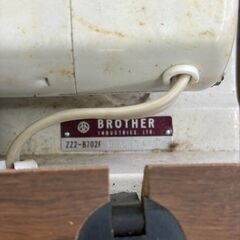 店頭引き渡し 現状品 brothe ブラザー キャビネット型 足踏みミシン 動作未確認の画像