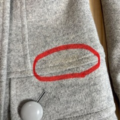 ライトグレーのコート♡の画像