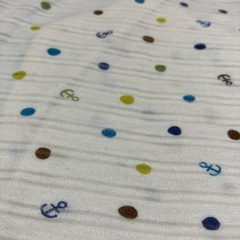 【西松屋】アンカー×ドット柄ノースリーブ肌着【50-60】の画像