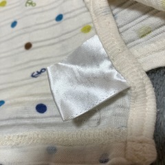 【西松屋】アンカー×ドット柄ノースリーブ肌着【50-60】の画像