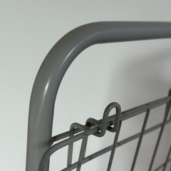 美品　ランドリーワゴン　3段 グレーの画像