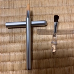 携帯用　メイクブラシ　リップブラシ　アイシャドウ　コンシーラー　旅行　トラベル
の画像