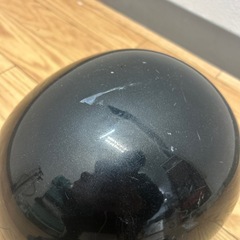 🉐ヘルメット　半キャップ　ブラック　黒色　バイク　の画像