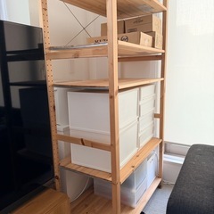【無料・完成品渡し】IKEA IVAR（イーヴァル）シェルフ 89x50x179cmの画像
