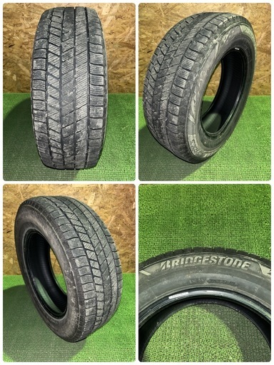 BS ブリヂストン VRX3 195/65R15 23年製 4本 スタッドレス センター8mm サイド7.2mm 中古