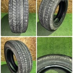 BS ブリヂストン VRX3 195/65R15 23年製 4本 スタッドレス センター8mm サイド7.2mm 中古の画像