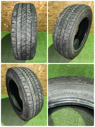 BS ブリヂストン VRX3 195/65R15 23年製 4本 スタッドレス センター8mm サイド7.2mm 中古