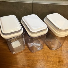 OXO オクソー ポップコンテナ  白　3個セットの画像