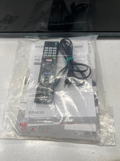 新生活！3か月間保証☆配達有り！9800円(税込）ソニー ブラビア 液晶テレビ スタンド無  KJ-32W730E  取説・リモコン付