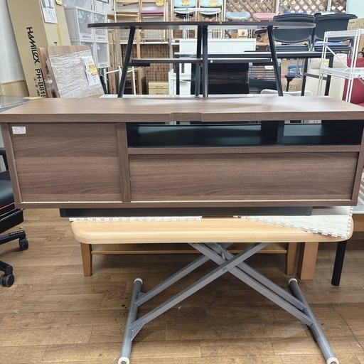 I328 ? 美品♪ ローボード（テレビ台） 完成品 ⭐ クリーニング済