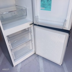 C074 送料設置無料　ハイアール　シルバーデザイン　冷蔵庫　148Lの画像