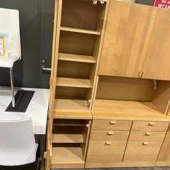 チェリー材　レンジボード　キャビネットの画像