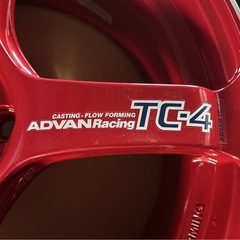 MINI ミニ WRC WRC. キャンディレッド　3ドア、5ドアF55F56F57などに装着可能　　ADVAN.Racing TC-4 18インチ　アドバン
の画像