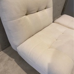 家具350 ソファ 一人掛け オットマン付き セット ロー ハイバックの画像