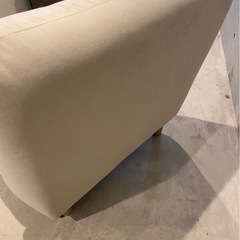 家具350 ソファ 一人掛け オットマン付き セット ロー ハイバックの画像