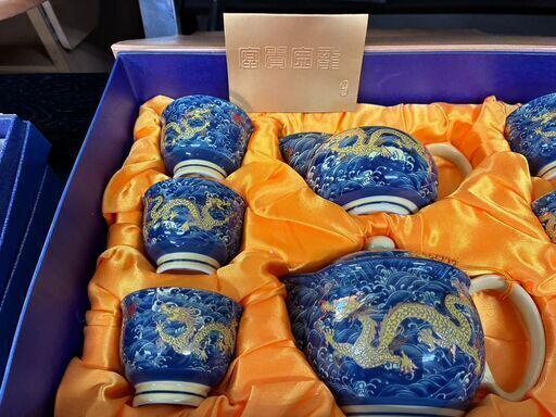 【リサイクルショップどりーむ荒田店】No.5692 中国茶器 龍紋蓋