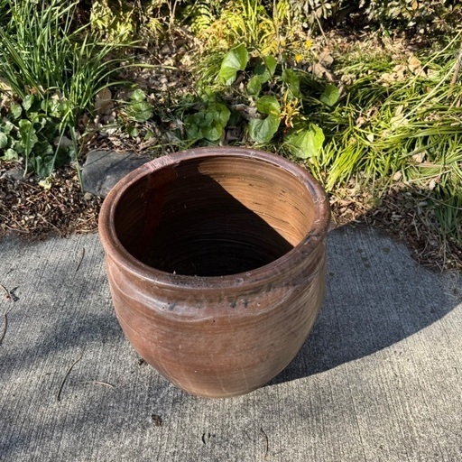 甕 かめ 壺 メダカ 植木鉢 (MT) 暘谷の家庭用品《ガーデニング》の中古
