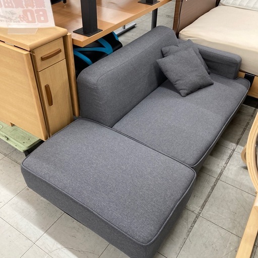 オットマン付き2pソファー