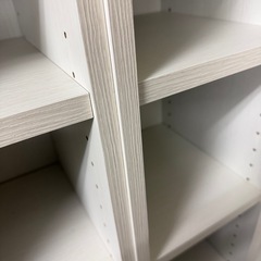 定価16480円　ニトリ　NITORI　セミオーダーラック　ウッド　木　白　ホワイト　アイボリーの画像