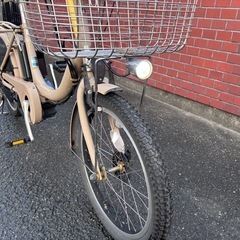 YAMAHA pas babby 電動アシスト自転車 ベージュ（カーキー）の画像