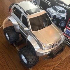 【未使用】TOYOTA ランドクルーザーPRADO シルバー ラジコンカーの画像
