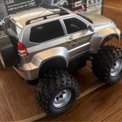【未使用】TOYOTA ランドクルーザーPRADO シルバー ラジコンカーの画像