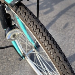 【整備士による点検済み】　☆前後良品中古タイヤ☆   26インチ軽快車　防犯登録料込価格︎‼︎の画像