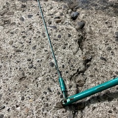 浅野木工所 ワイヤー雪カット スノードロッパー 頭•本体 / パイプ柄 雪庇落とし 全長2.8-4.8m 伸縮式 中古品 ③の画像