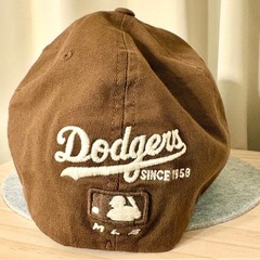美品　ドジャース　キャップ　の画像