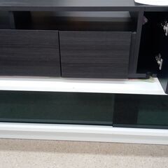 ★リユースのサカイ高崎店★TJ14244  テレビ台 こげ茶 H36×D40×W150.5 クリーニング済みの画像