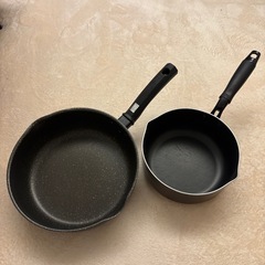 フライパン　鍋の画像