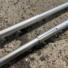 アルミ 雪下ろし スノードロッパー 頭•本体 / パイプ柄 雪庇落とし ジョイントタイプ 全長6m割と美品 中古品 ③の画像