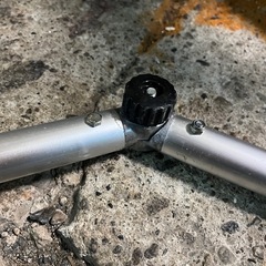 アルミ 雪下ろし スノードロッパー 頭•本体 / パイプ柄 雪庇落とし ジョイントタイプ 全長6m割と美品 中古品 ③の画像