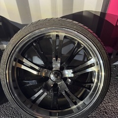 20インチホイールセット深リムの画像