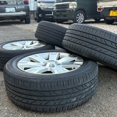 デリカD5 【225/55r/18】純正18インチタイヤホイール4本セットの画像