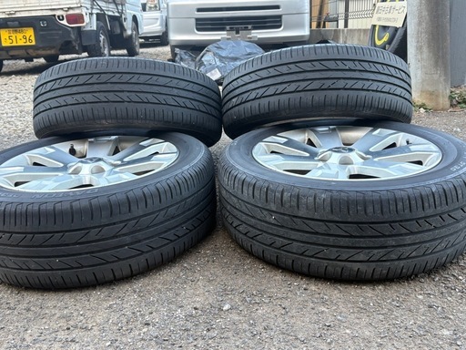デリカD5 【225/55r/18】純正18インチタイヤホイール4本セット