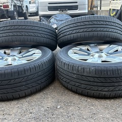 デリカD5 【225/55r/18】純正18インチタイヤホイール4本セットの画像