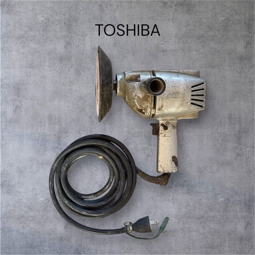【動作品】TOSHIBA 芝浦製作所 180mm 電気ポリシャ PO-180S1