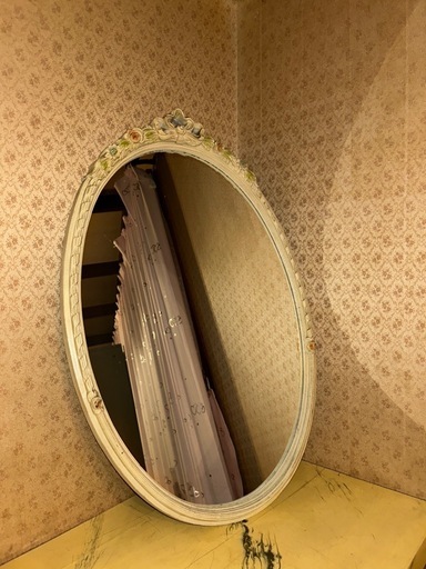 鏡 ミラー イタリア製 アンティーク ヴィンテージ (珪) 倉敷のミラー