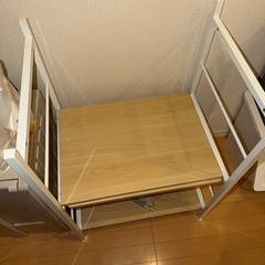 (決まりました)レンジ台　ラック　2段目引き出し可能の画像