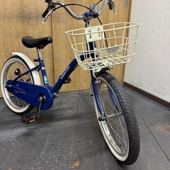 中古車　幼児用　イノベーションファクトリー　18インチ　ブルー　美品の画像