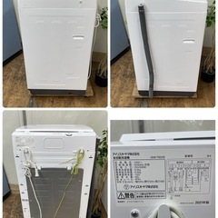 R507 ☀️ アイリスオーヤマ 洗濯機（洗濯6.0㎏) 21年製 IAW-T602E ⭐ 動作確認済 ⭐ クリーニング済の画像