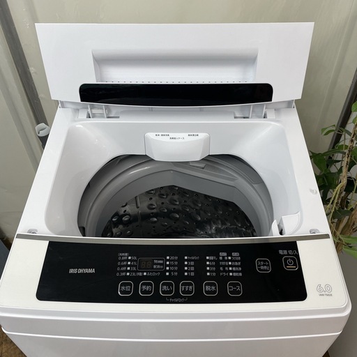 R507 ☀️ アイリスオーヤマ 洗濯機（洗濯6.0㎏) 21年製 IAW-T602E ⭐ 動作確認済 ⭐ クリーニング済