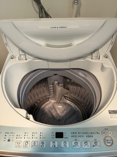 【美品】2022年製  SHARP シャープ全自動電気洗濯機　7.0kg