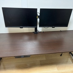 急募　サンワダイレクト　180cm幅　奥行60cm デスク　机　作業台　PCデスクの画像