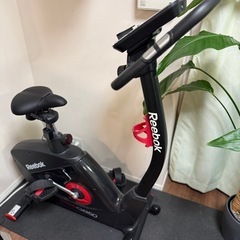 【美品】Reebok エアロバイク｜マット付｜自宅ダイエット・有酸素に最適｜即日引取OKの画像