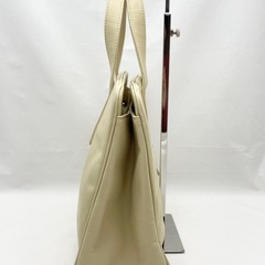 シャルル・ジョルダン ハンドバッグ 本革 アイボリーの画像