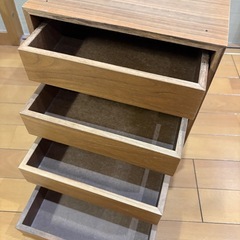 無印良品　引出式収納ケースの画像