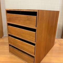 無印良品　引出式収納ケースの画像